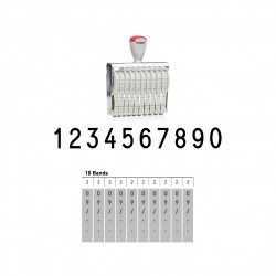 Classic Numberer Stamp ​​​151510, 15mm, 10 Bands